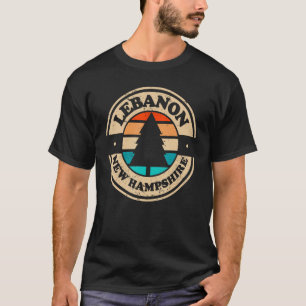 Lebanon New Hampshire NH Vintage Graphic Retro 70s T-Shirt