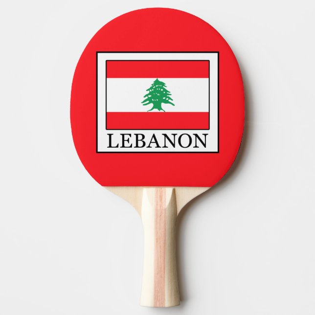 Lebanon Ping Pong Paddle (Front)