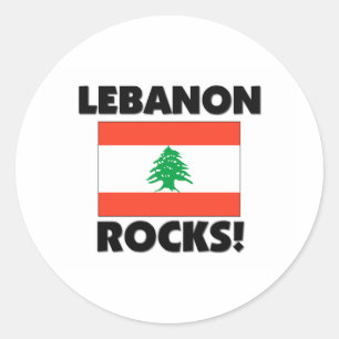 Lebanon Rocks Classic Round Sticker