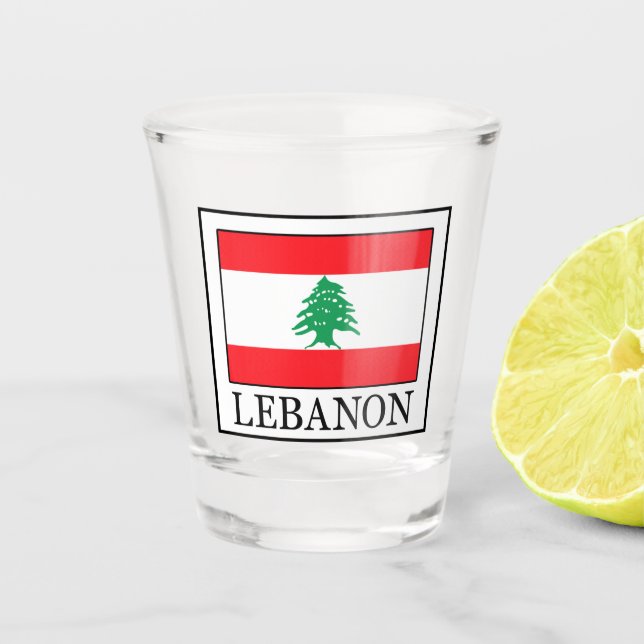 Lebanon Shot Glass (Front)