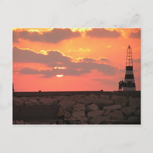 Lebanon sunset postcard (Front)