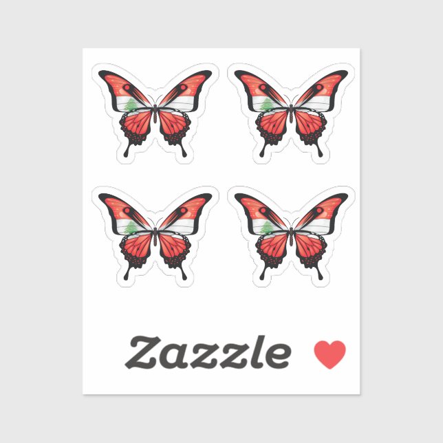 Lebanon Swallowtail Butterfly Flag (Sheet)