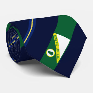 Lebanon (Tennessee) city flag Neck Tie