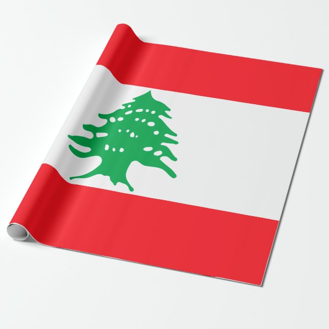 Lebanon Wrapping Paper (Unrolled)