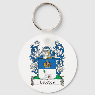 Lebedev Family Crest Key Ring