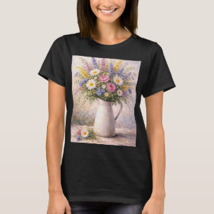 Lebendige Wildblumen – Natürliche Sommerwiese T-Shirt