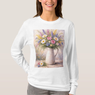 Lebendige Wildblumen – Natürliche Sommerwiese T-Shirt