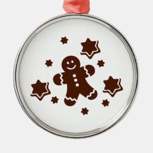 Lebkuchen christmas cookies metal tree decoration