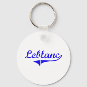 Leblanc Surname Classic Style Key Ring