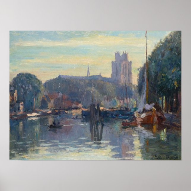 Lebourg - Cathedrale De Dordrecht Poster (Front)