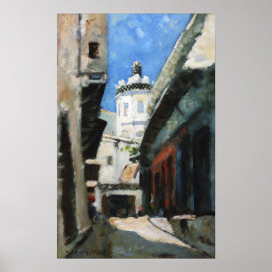 Lebourg - La Rue Des Bouchers 1873 Poster