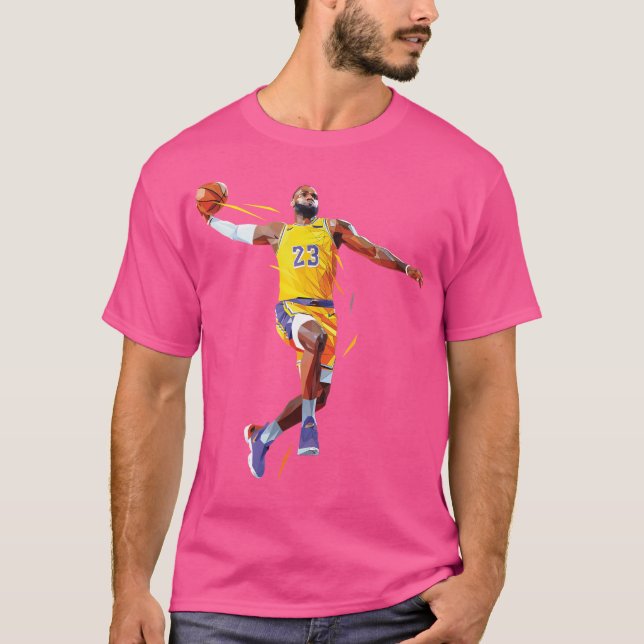 Lebron James Lowpoly T-Shirt (Front)