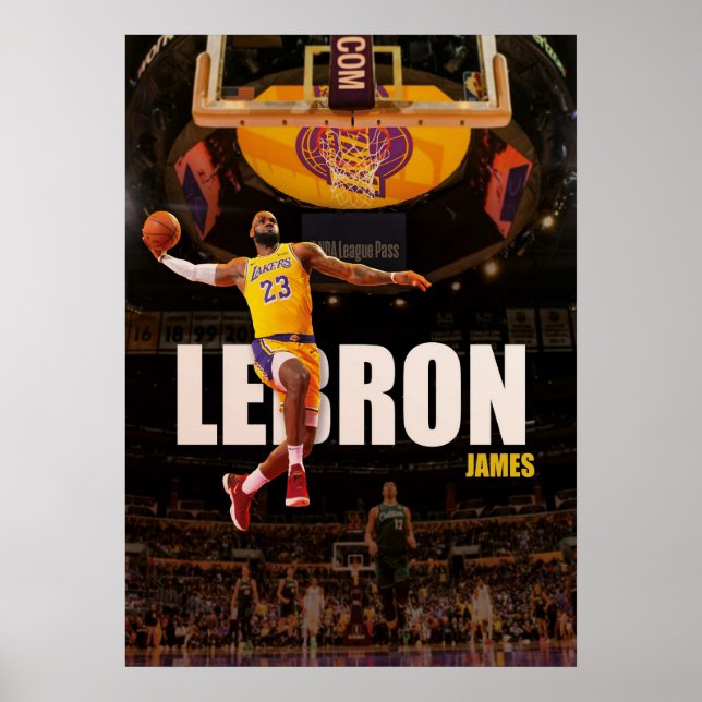 lebron james, nba, basketball, king james, slam du poster (Front)