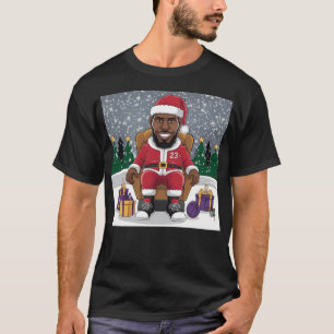 Lebron James Santa - Lebron James Brings The Gifts T-Shirt