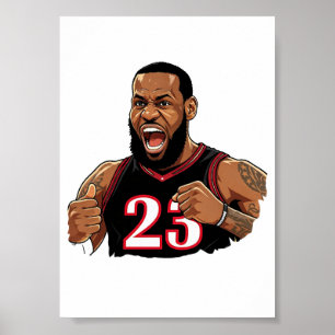 Lebron James Sixers Poster Artwork