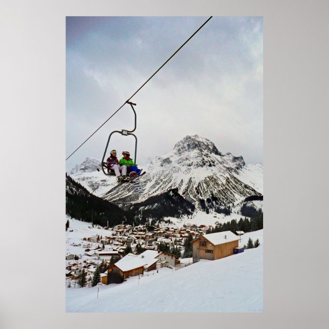 Lech am Arlberg Austrian Alps Austria Photo Print (Front)