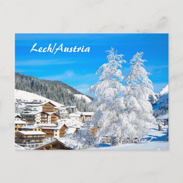 Lech am Arlberg in Austria Vorarlberg Postcard (Front)