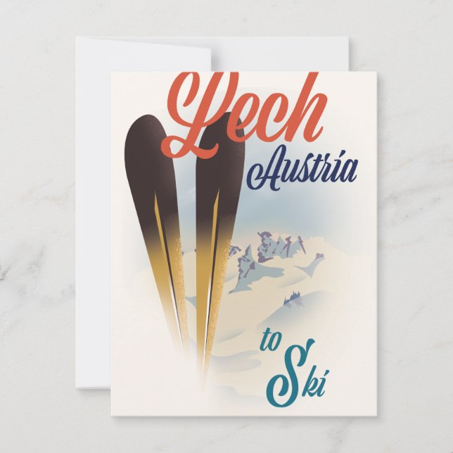 Lech Austria Ski poster (Front)