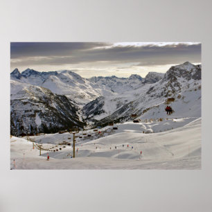 Lech Zurs am Arlberg Austrian Alps Austria Poster
