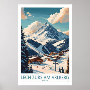 Lech Zürs am Arlberg Ski Poster 1