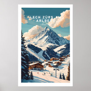 Lech Zürs am Arlberg Ski Print 1