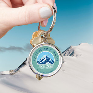 Lech Zürs Arlberg Austria Österreich ski Key Ring