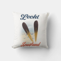 Lecht Scotland Ski poster travel art