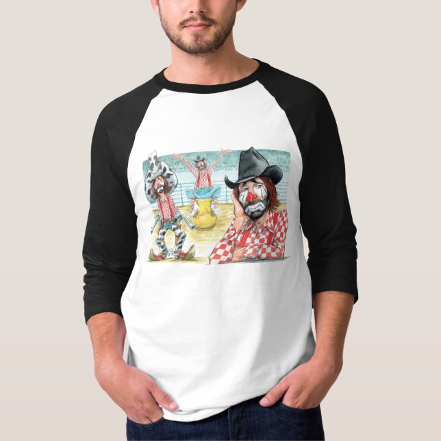 LECILE Men's 3/4 Sleeve T-Shirt (Front)