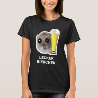 Lecker Bierchen Cute Hamster Beer Shirt