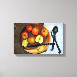 Leckere Äpfel Canvas Print