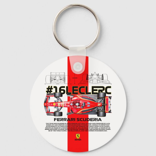 Leclerc16 Key Ring (Back)
