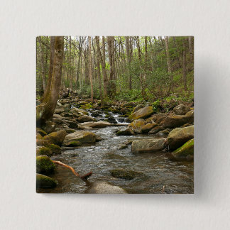 LeConte Creek at Great Smoky Mountains 15 Cm Square Badge