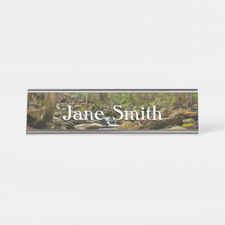 LeConte Creek at Great Smoky Mountains Desk Name Plate