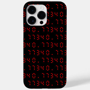 LED Calculator Hello   0.7734 Case-Mate iPhone 14 Pro Max Case