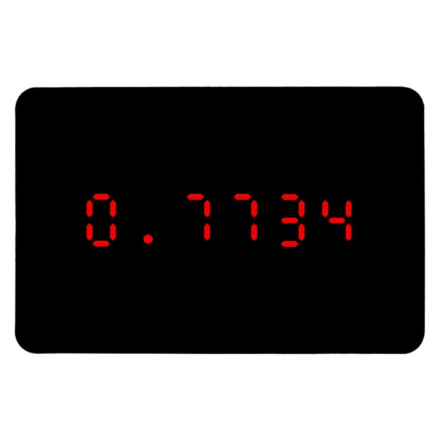 LED Calculator Hello | 0.7734 Magnet (Horizontal)