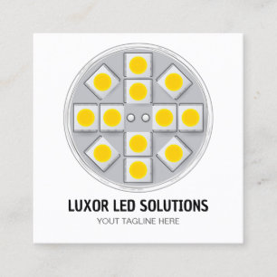 Led Custom QR Square Business Card