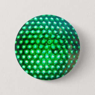 LED-green-lights948 DISCO BALL GREEN NEON LIGHTS F 6 Cm Round Badge