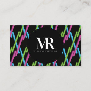 Led Light Strips Neon Lighting Business Branding Card