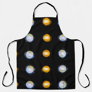LED lights, closeup abstract background. Apron