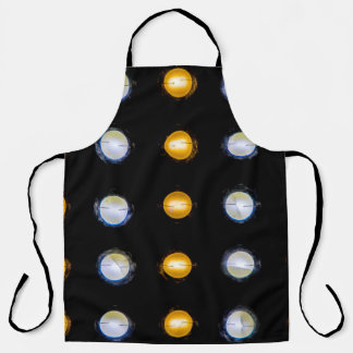 LED lights, closeup abstract background. Apron