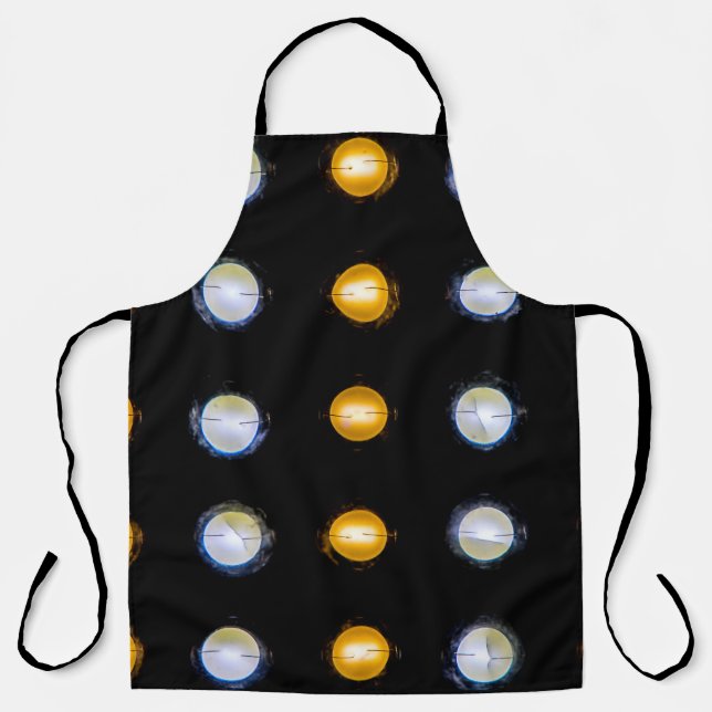 LED lights, closeup abstract background. Apron (Front)