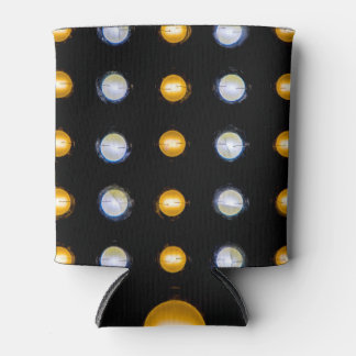 LED lights, closeup abstract background. Can Cooler