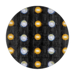 LED lights, closeup abstract background. Cutting Board