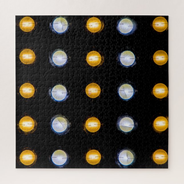 LED lights, closeup abstract background. Jigsaw Puzzle (Vertical)