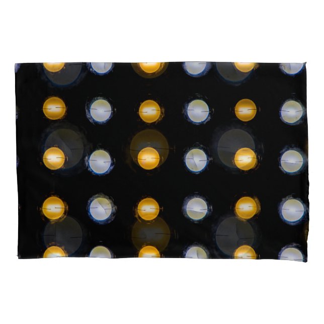 LED lights, closeup abstract background. Pillowcase (Front)