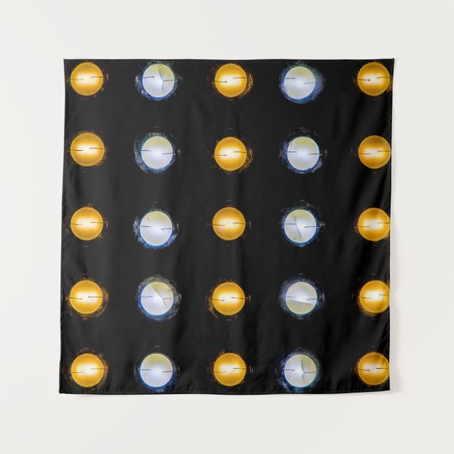 LED lights, closeup abstract background. Tapestry (Front)