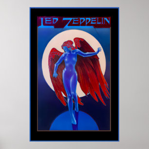 Led Zeppelin Ultra Rare, 1977 Illustration Poster