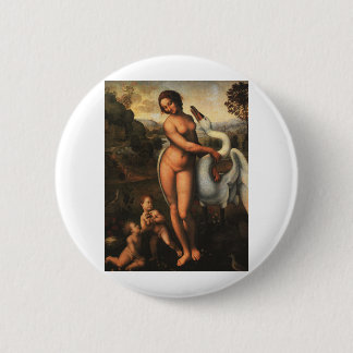 Leda and the swan Button