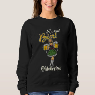 Lederhosen Dirndl Beer Beer Mug Volksfest Bavaria  Sweatshirt