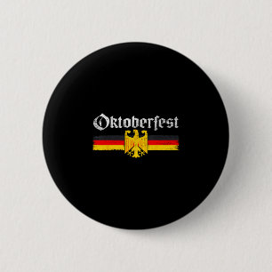 Lederhosen drinking beer festival men women 6 cm round badge